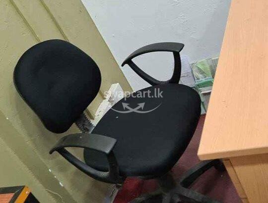 Used office chairs and cubbord for sale