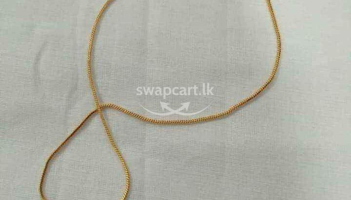 Gold plated Gold Chain with Pendant