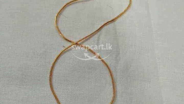 Gold plated Gold Chain with Pendant