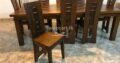 Solid Teak & ‘Pare Mara’ 8 Seater dining table