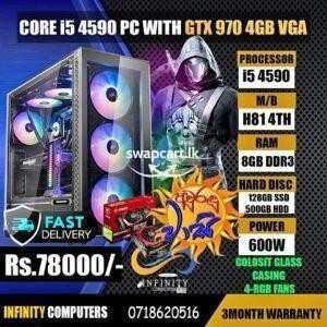CORE i5 4TH GEN GAMING BUILD WITH GTX 970 4GB VGA